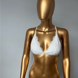 Victoria's Secret White Lace Bra
